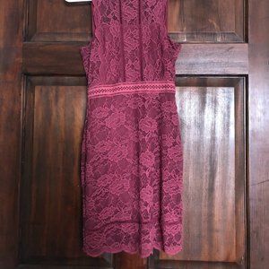 High Neck Top Shop Lace Dress